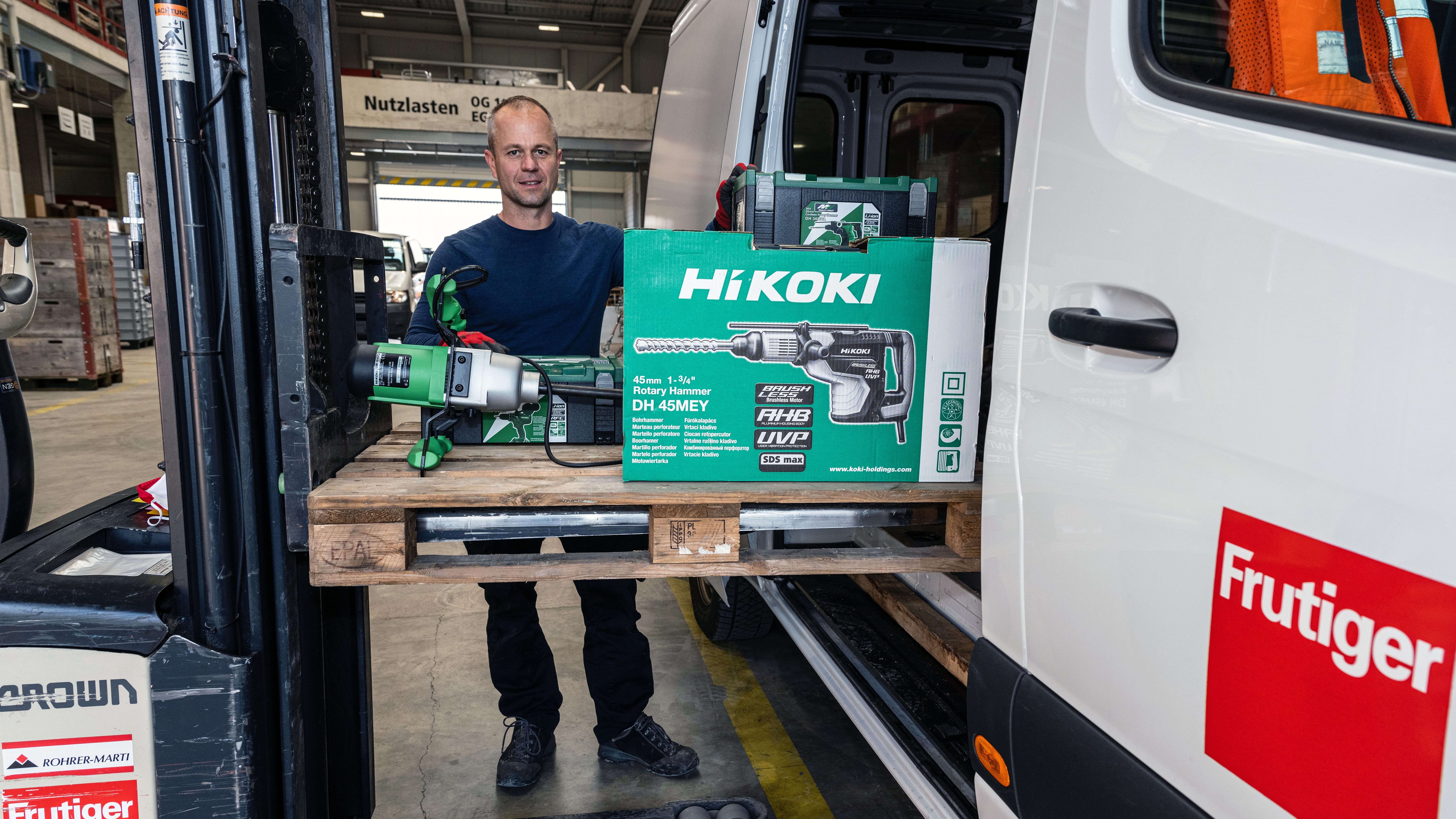 HiKOKI-Power Tools vom Zulieferer Revotool AG sind standardmässig Bestandteil bei der Firma Frutiger