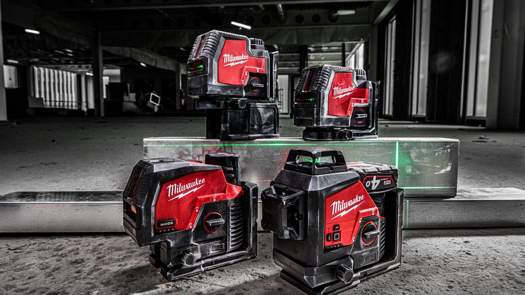 Das neue Milwaukee Laser-Sortiment