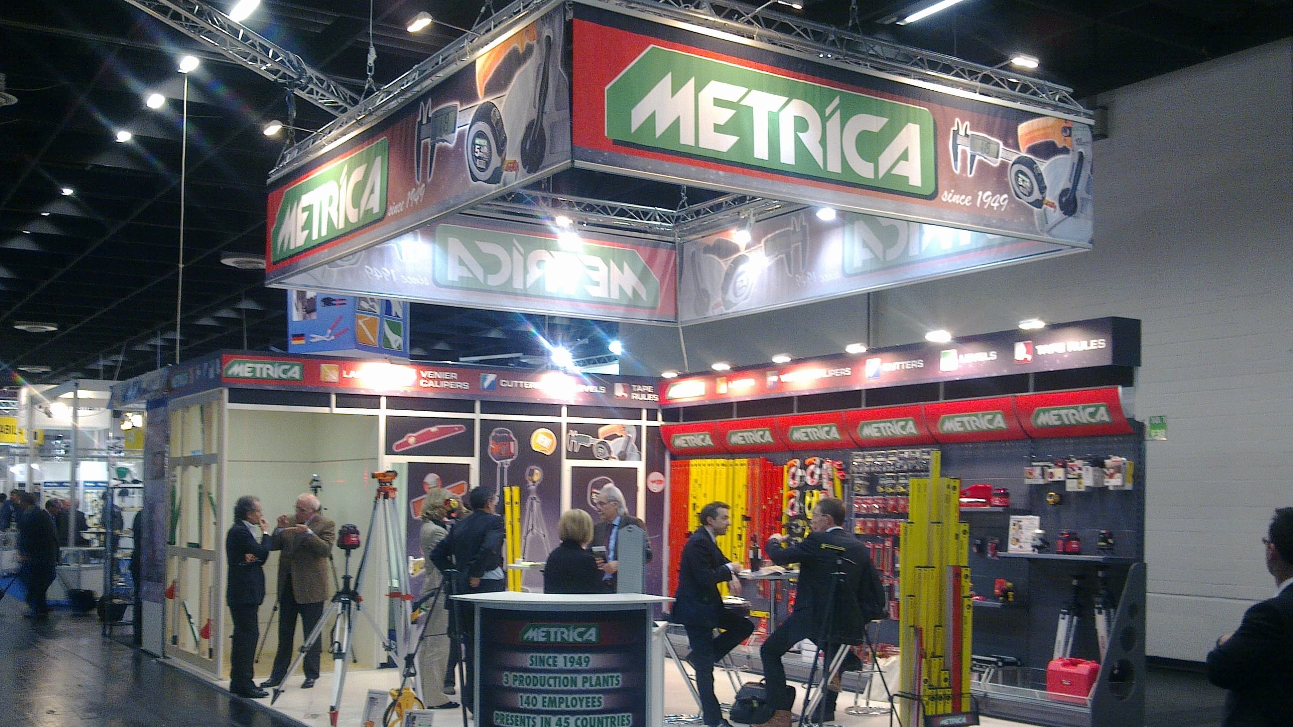 Messestand in Köln von Metrica